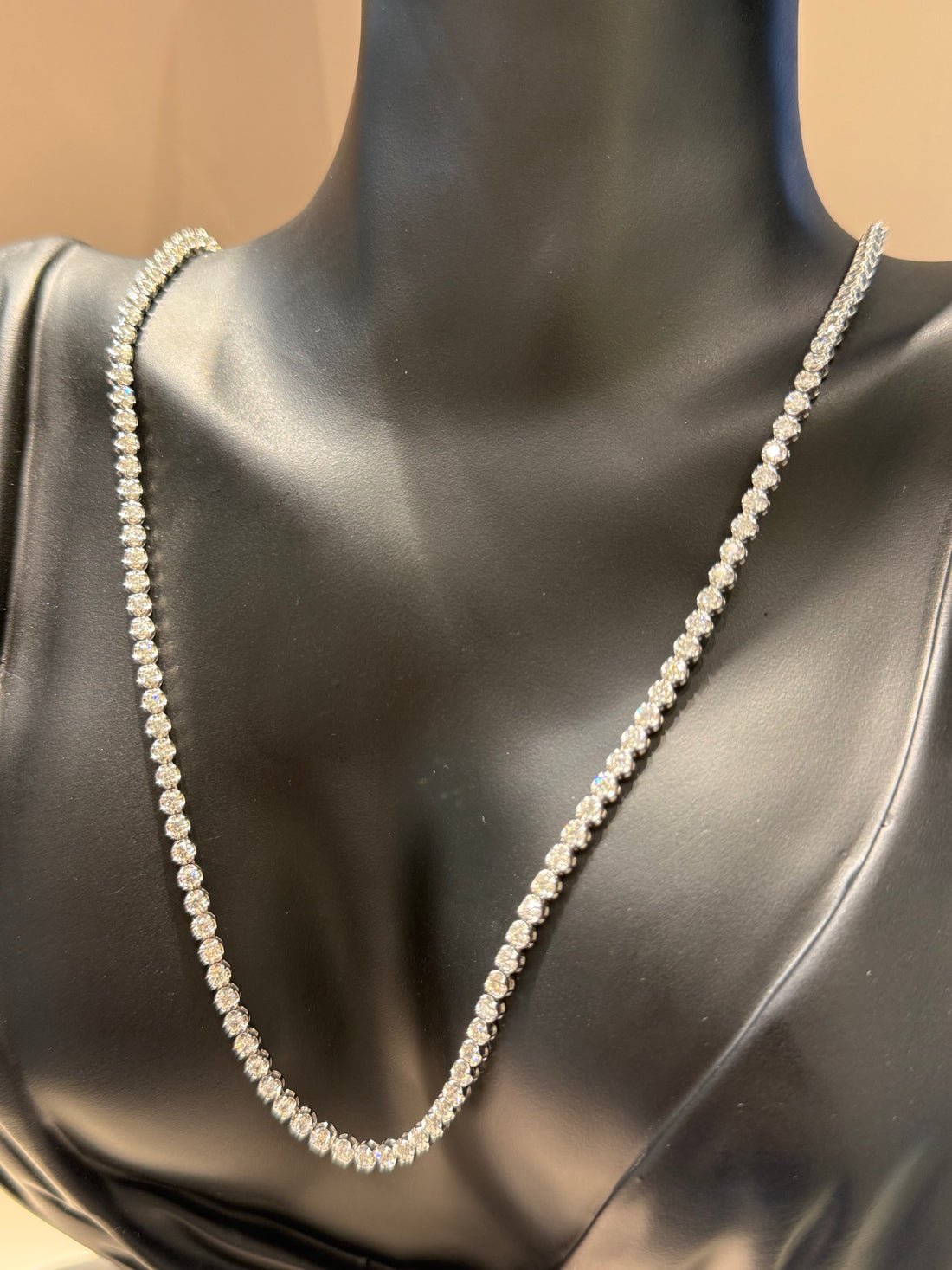 14K DIAMOND TENNIS NECKLACE