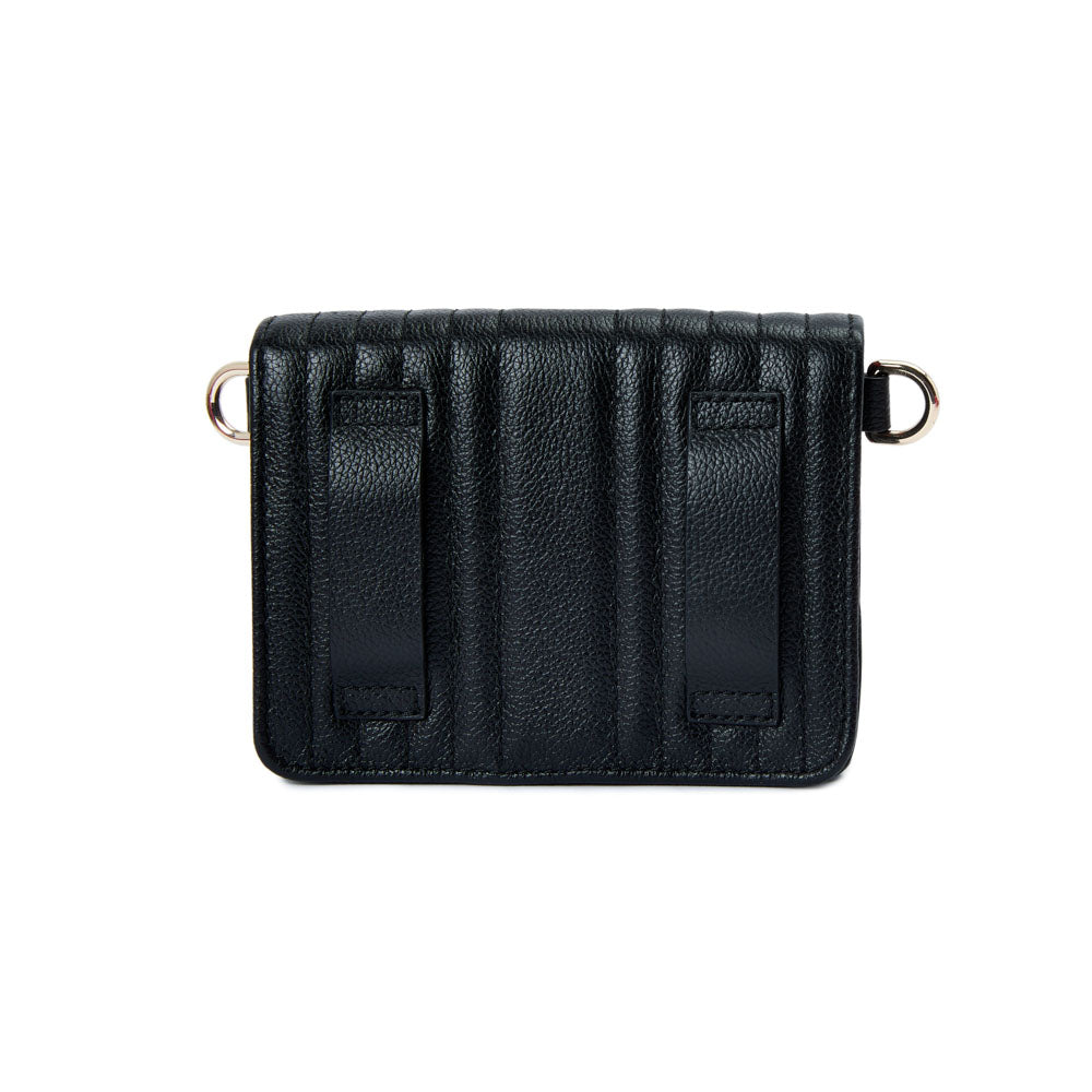 WOLF 1834 Mimi Mini Bag with Wristlet & Lanyard - Black - Image 5