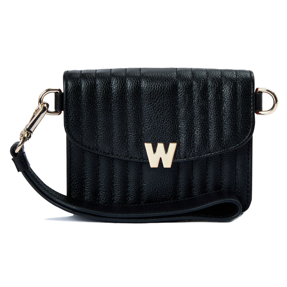 WOLF 1834 Mimi Mini Bag with Wristlet & Lanyard - Black - Image 3
