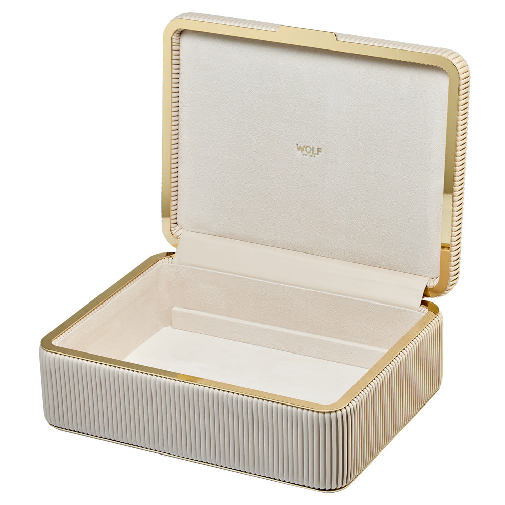 WOLF 1834 Bella Large Jewelry Box - Bone (12.5" x 9.5" x 4.25") - Image 4