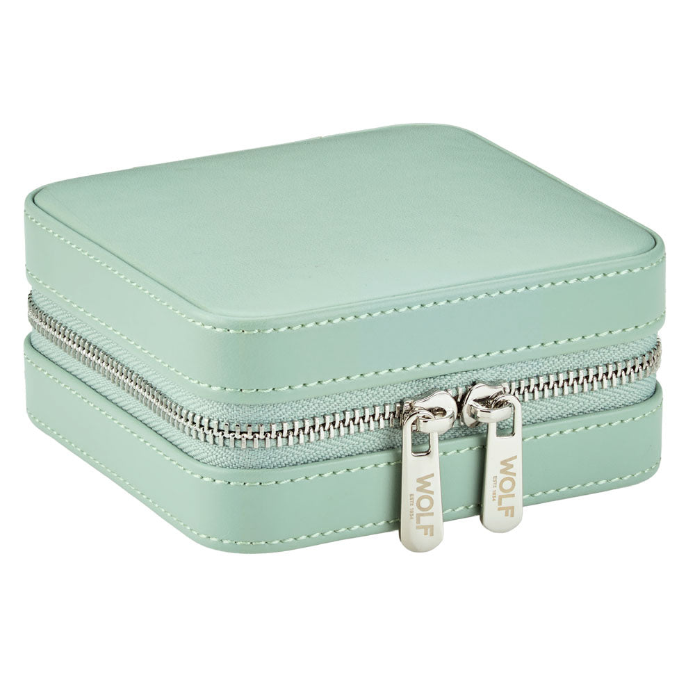WOLF 1834 X Liberty Small Travel Zip Case – Sage Green - Image 2