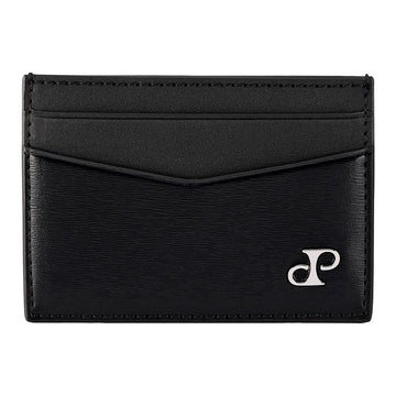 WOLF 1834 Philipp Card Case - Black Vegan Leather with RFID Protection (4 Card Slots) - Image 1
