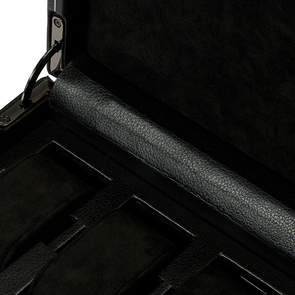 WOLF 1834 British Racing 10-Piece Watch Box – Black with Gunmetal Hardware - Image 4
