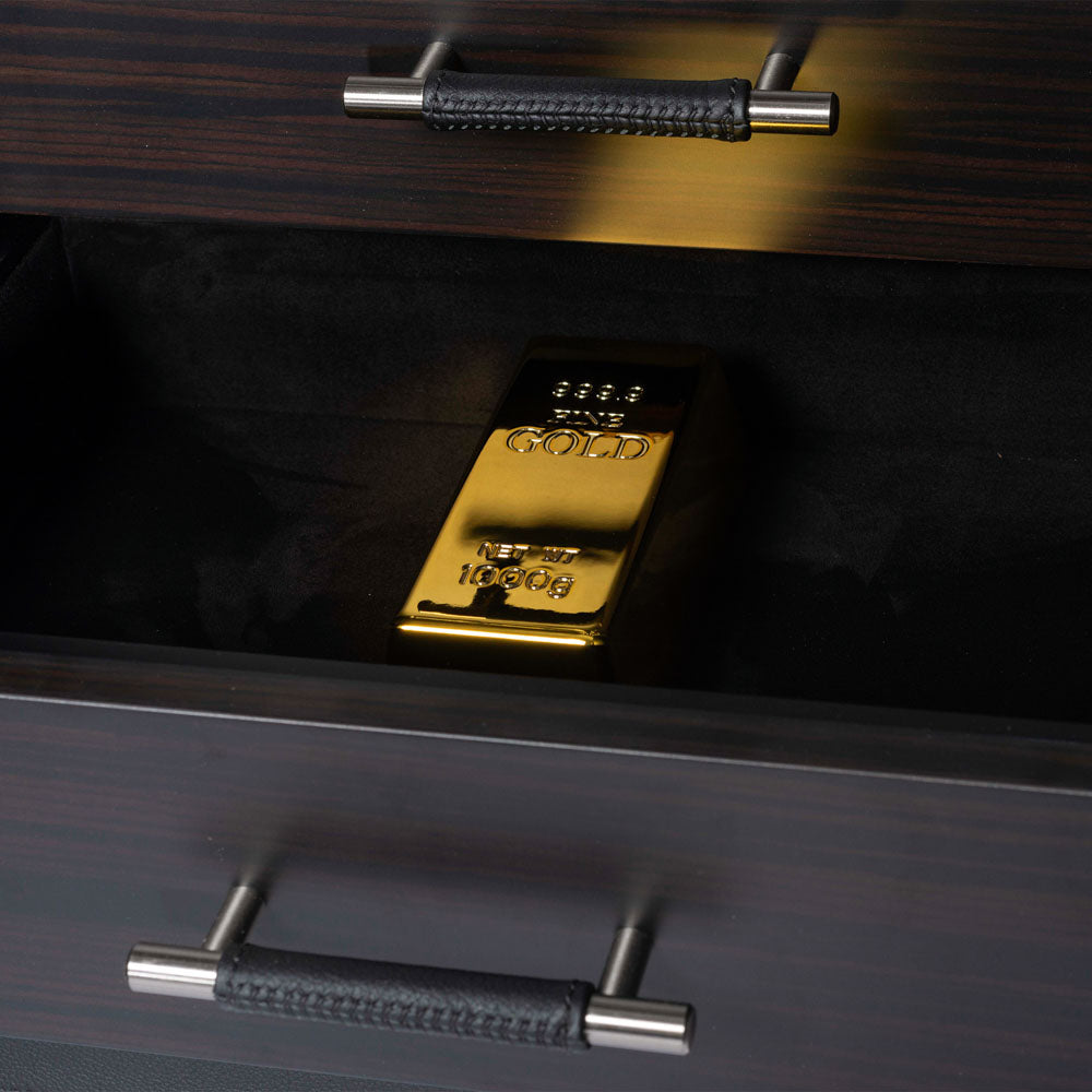 WOLF 1834 Churchill 24-Piece Watch Winder Safe – Ebony Macassar - Image 8