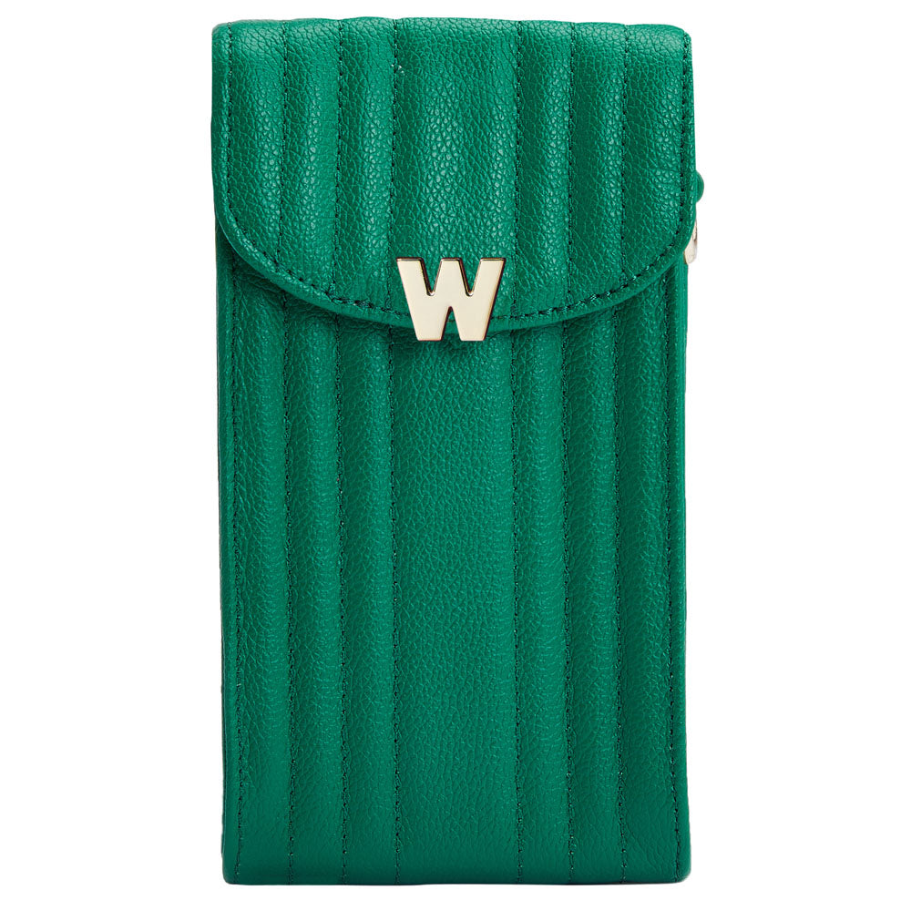 WOLF 1834 Mimi Phone Case with Wristlet & Lanyard – Forest Green - Image 3