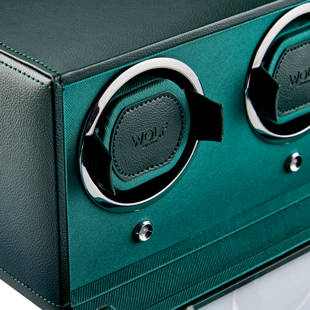 WOLF 1834 Cub Double Watch Winder with Cover – Green - Image 5
