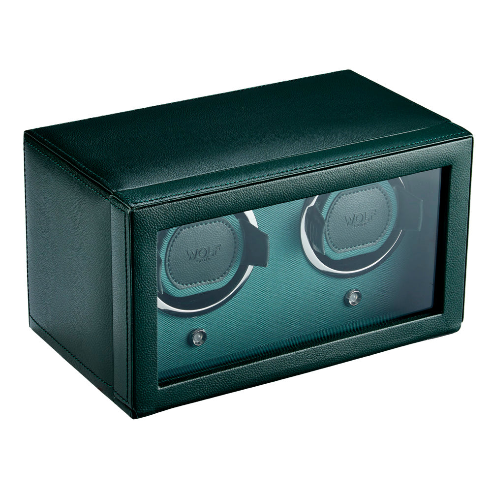 WOLF 1834 Cub Double Watch Winder with Cover – Green - Image 2