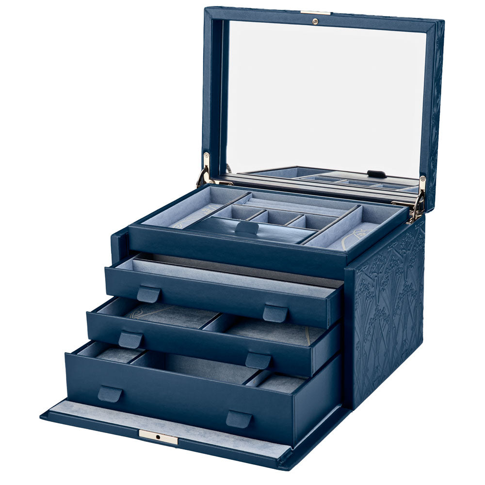 WOLF 1834 X Liberty Large Jewelry Box – Navy - Image 3