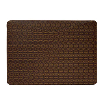 WOLF 1834 Signature 16" Laptop Sleeve – Brown - Image 1