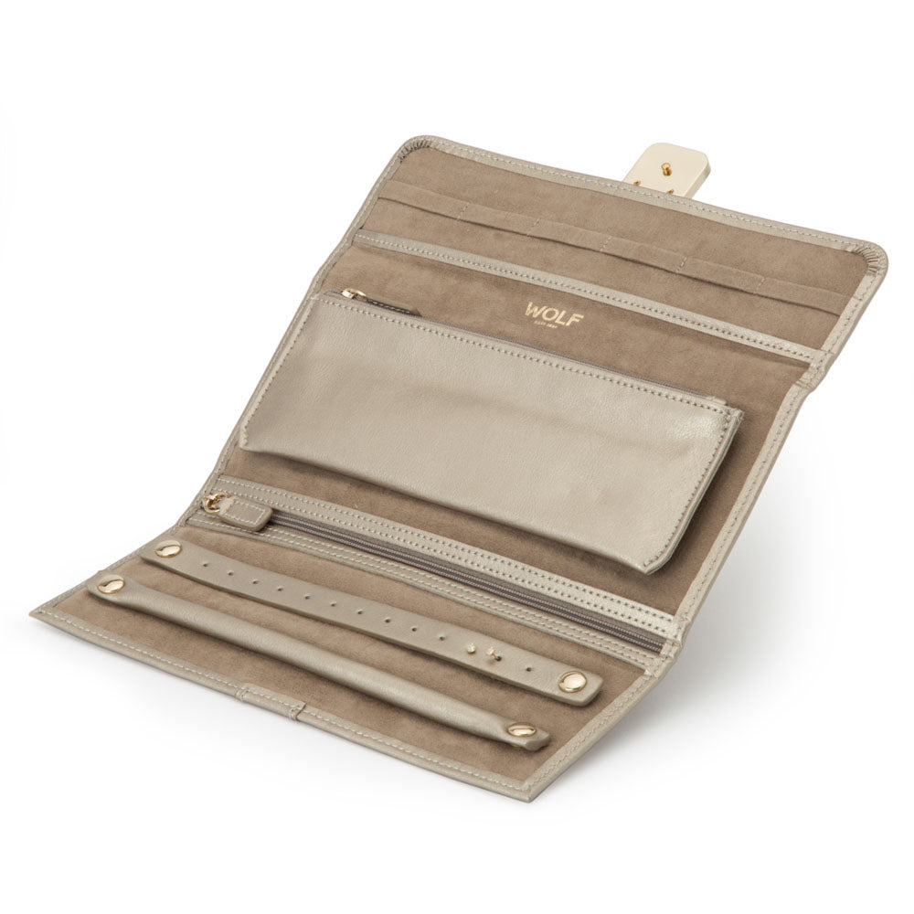 WOLF 1834 Palermo Jewelry Roll – Pewter - Image 3