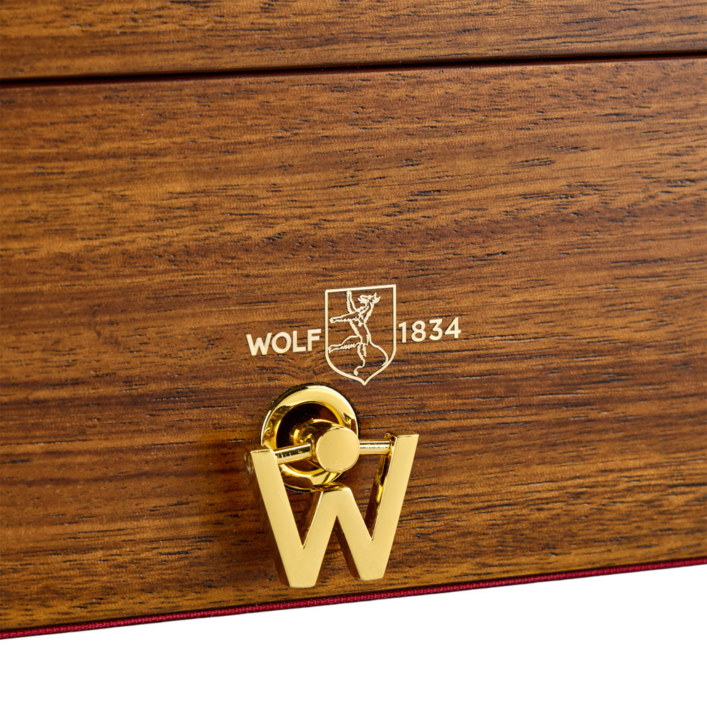 WOLF 1834 Ballet Musical Jewelry Box – Nutcracker Walnut Wood - Image 8