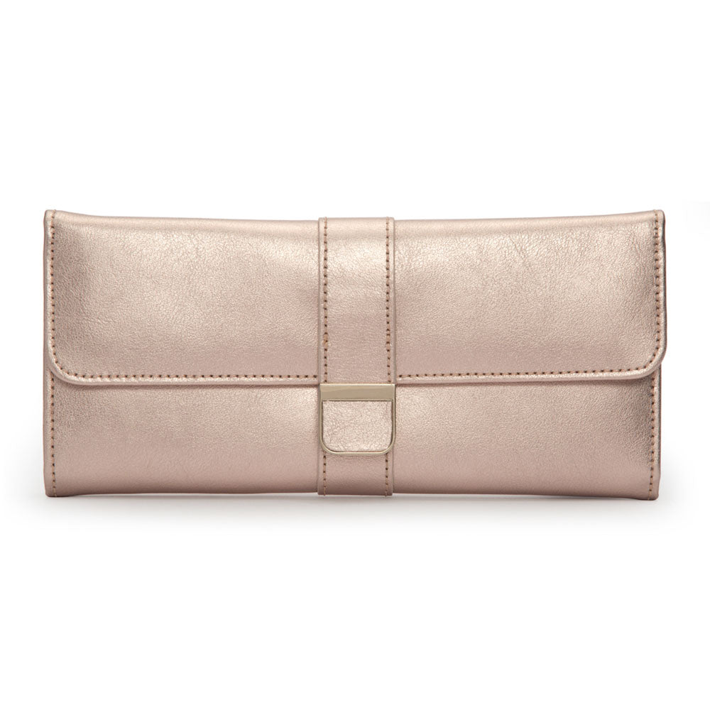WOLF 1834 Palermo Jewelry Roll – Rose Gold - Image 1