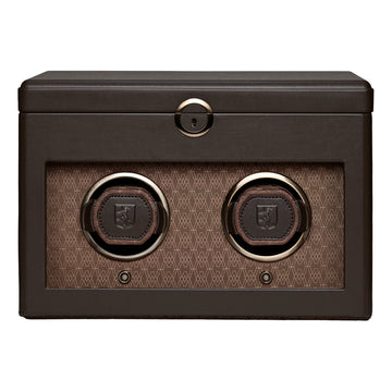 WOLF 1834 Earth Double Watch Winder – Coffee (190th Anniversary Edition) - Image 1