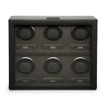 WOLF 1834 Axis 6 Piece Watch Winder – Powder Coat - Image 1