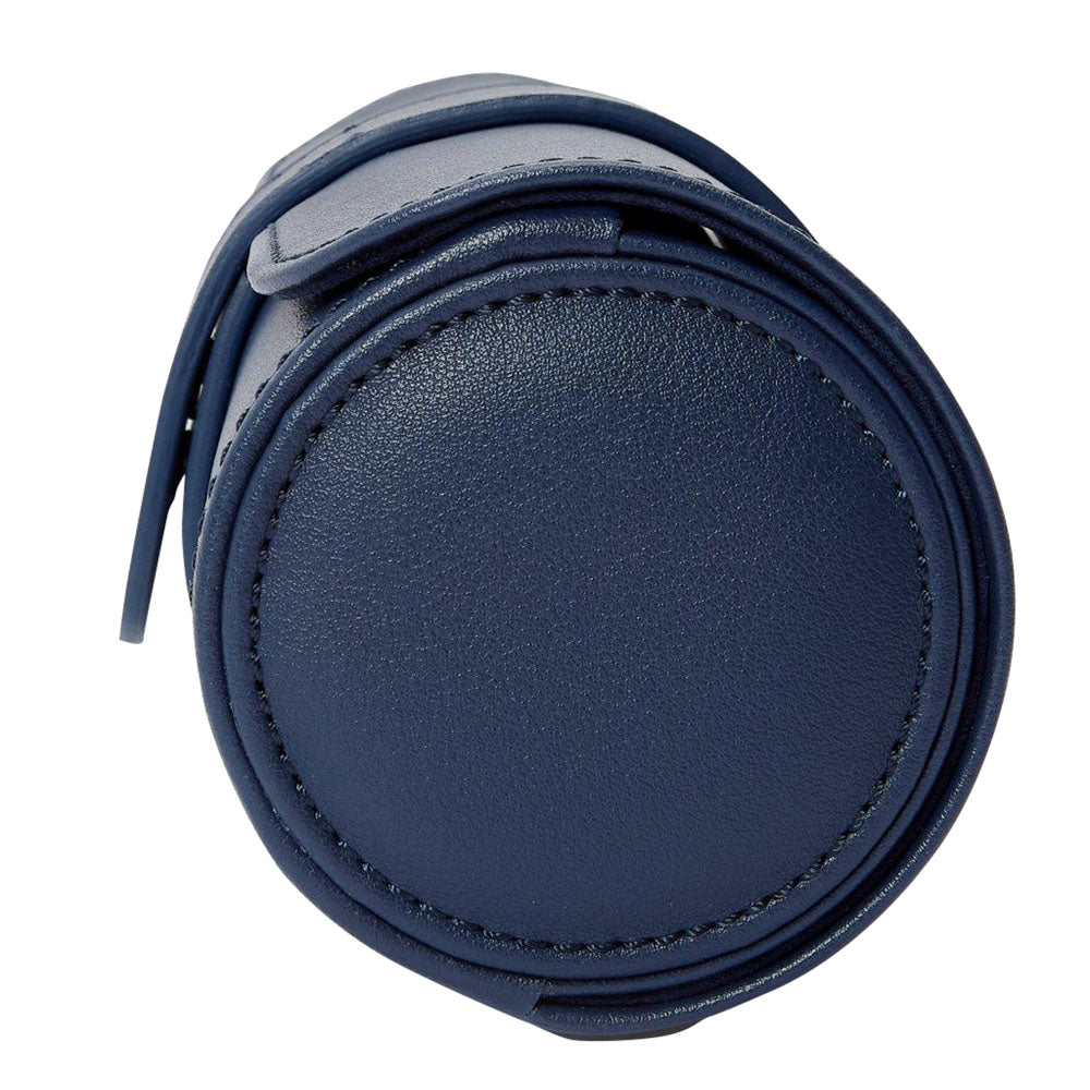 WOLF 1834 Heritage Watch Roll – Navy, Holds 3 Watches - Image 2