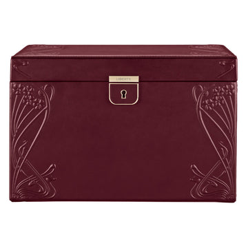 WOLF 1834 X LIBERTY Large Jewelry Box - Burgundy - Image 1