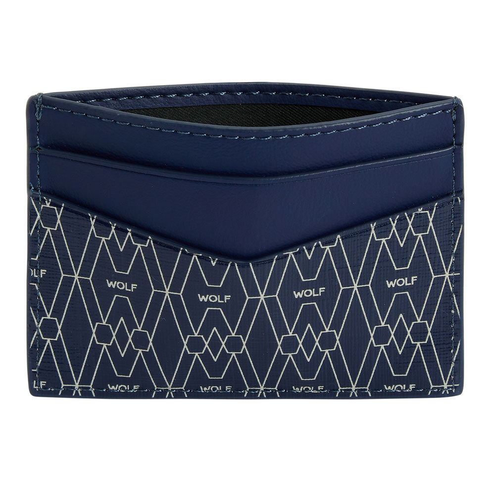 WOLF 1834 Signature Cardholder – Blue, RFID Blocking, 5 Card Slots, Vegan Recycled Materials - Image 3