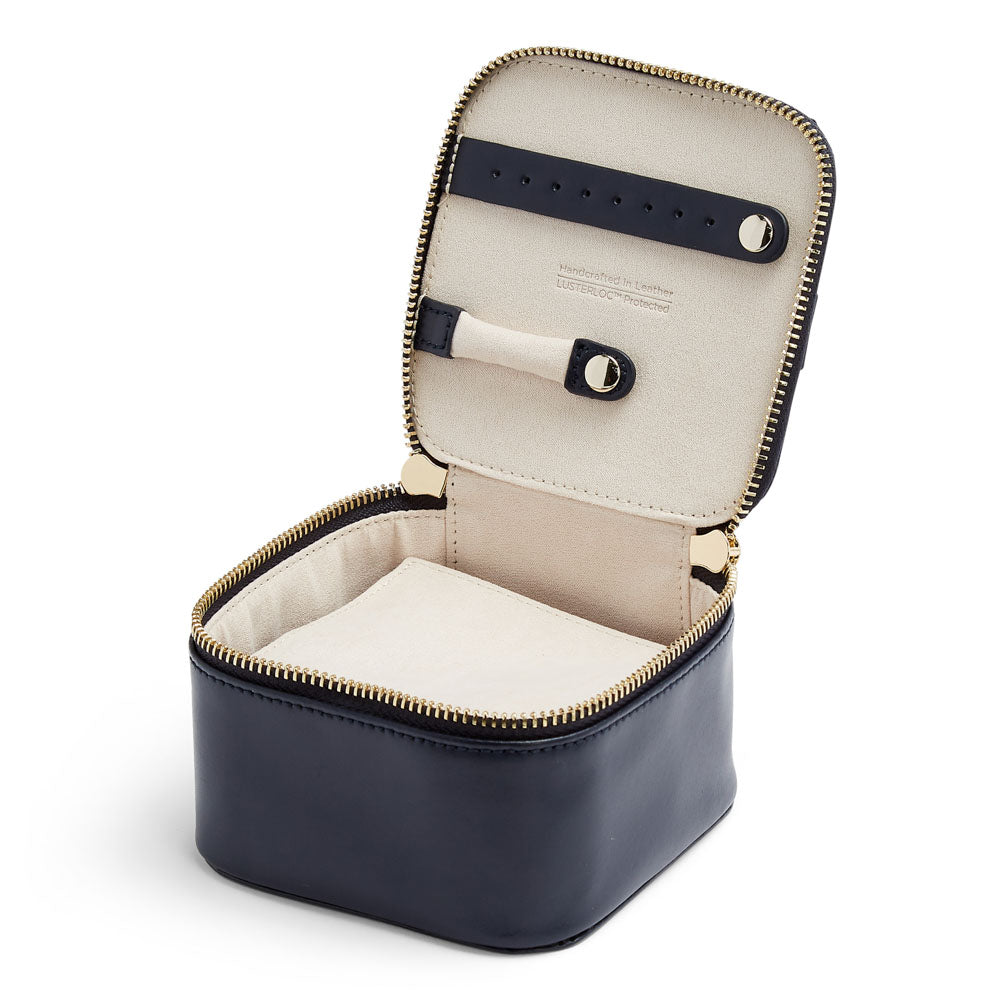 WOLF 1834 Maria Zip Jewelry Cube – Navy - Image 3
