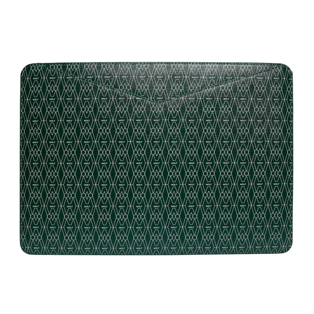 WOLF 1834 Signature 13" Laptop Sleeve - Green - Image 1