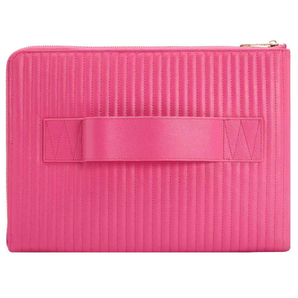 WOLF 1834 Mimi Laptop Sleeve 13" with Handle – Pink - Image 3
