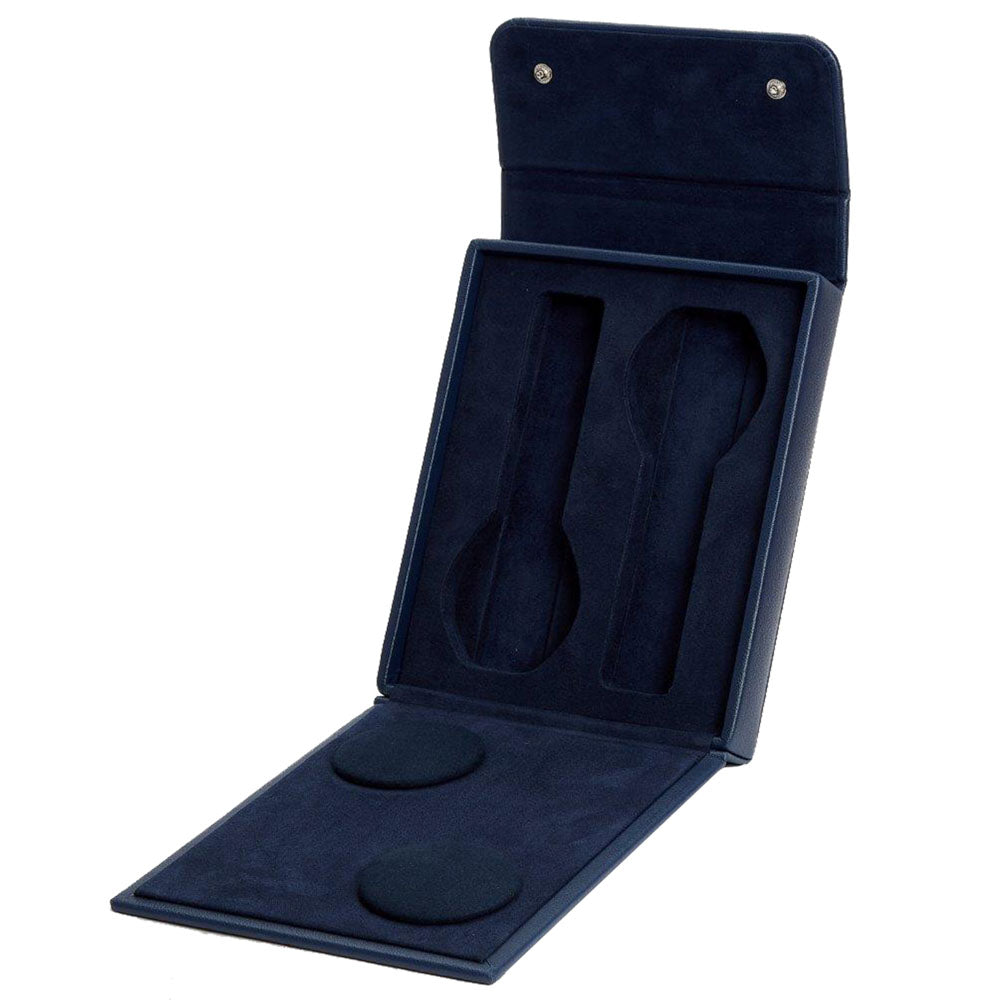 WOLF 1834 Heritage 2-Piece Travel Watch Box - Navy - Image 3