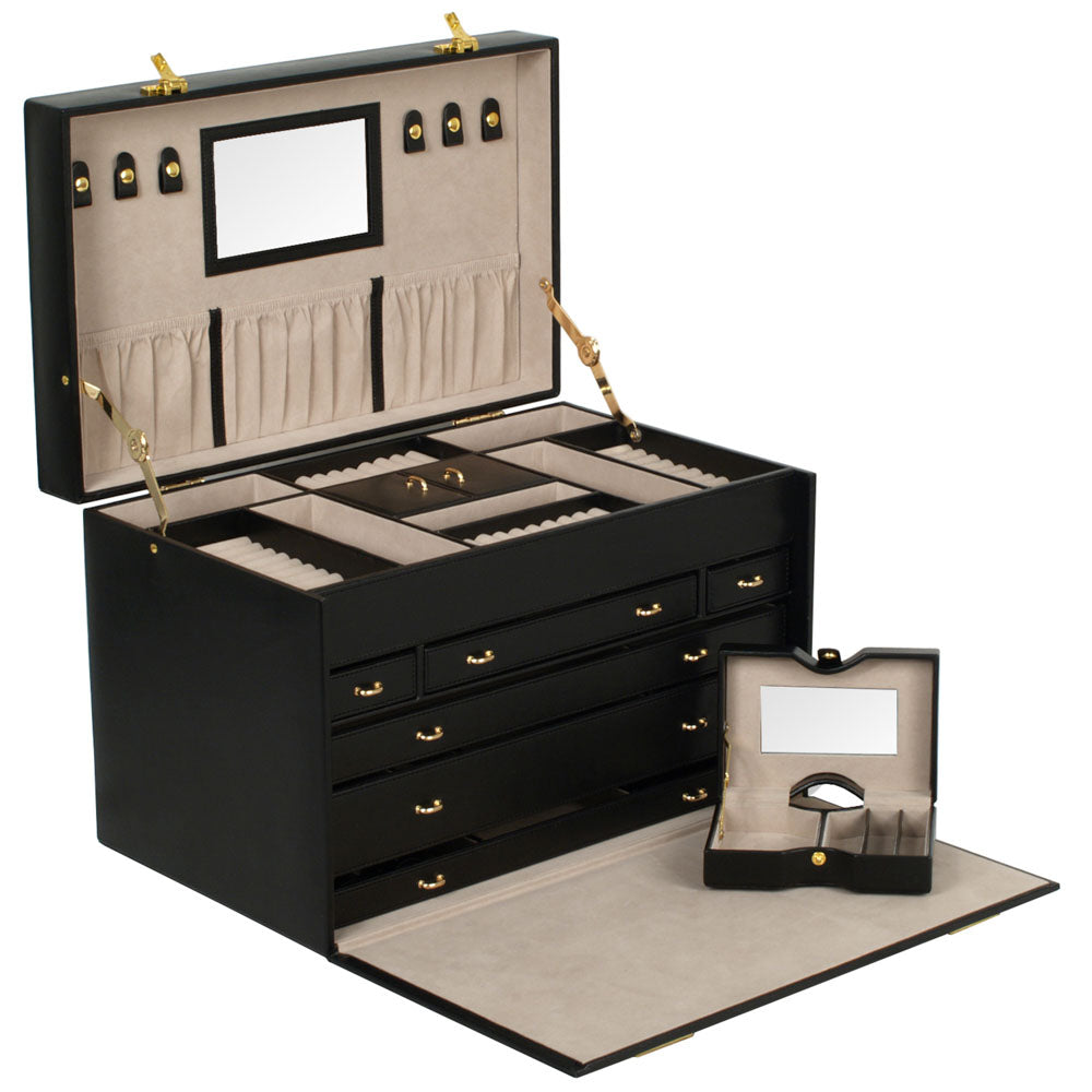 WOLF 1834 Heritage Jewelry Armoire – Black - Image 2