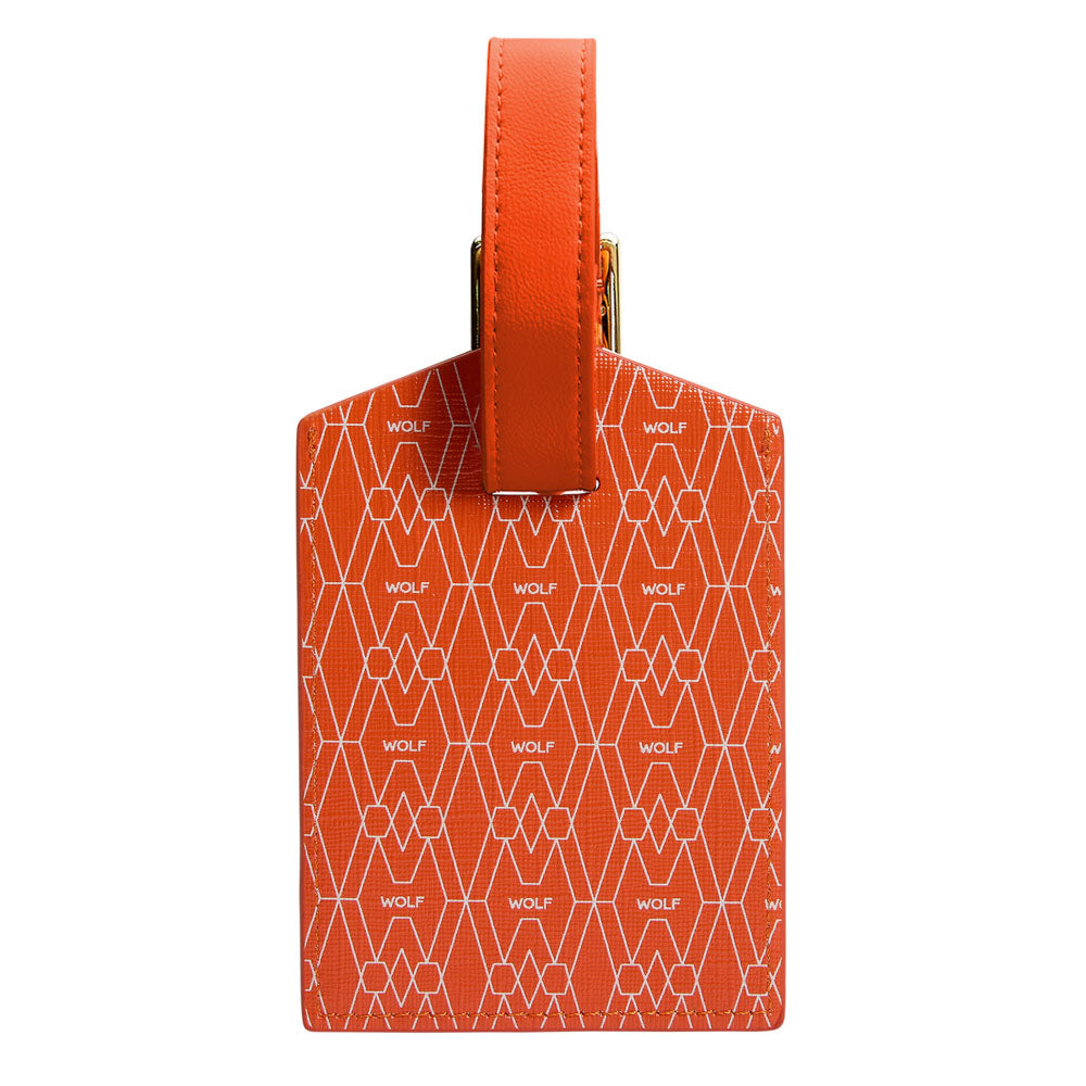 WOLF 1834 Signature Luggage Tag – Orange - Image 2