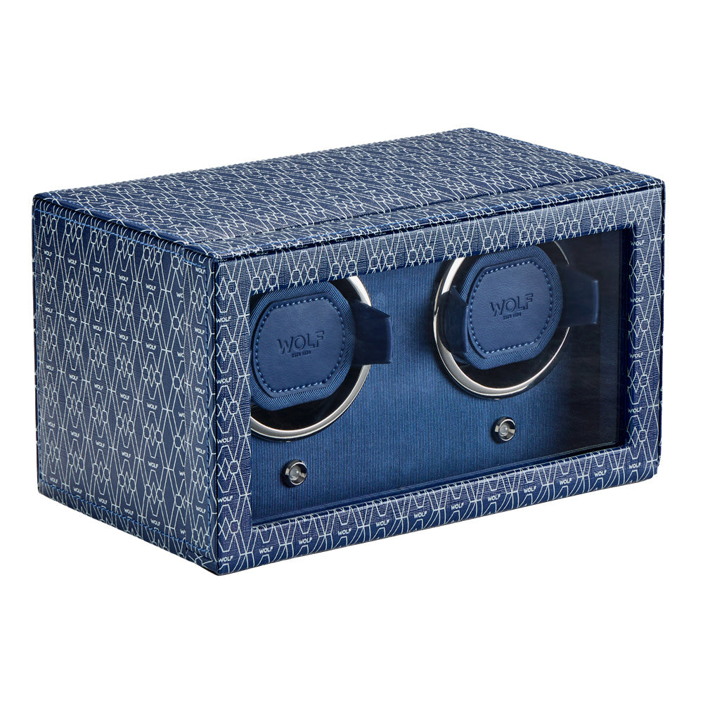 WOLF 1834 Signature Double Watch Winder – Blue - Image 2
