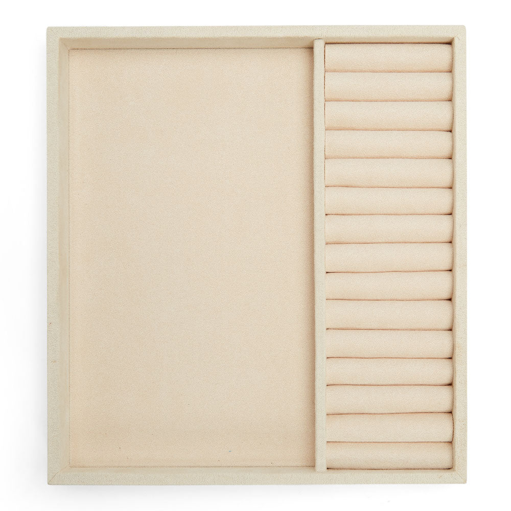 WOLF 1834 Vault Half Insert – Ring Multi Compartment, Beige (14 Rings) - Image 3