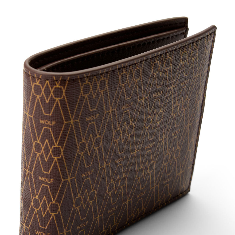 WOLF 1834 Signature Billfold – Brown, 8-Card RFID Wallet with Recycled Materials - Image 5