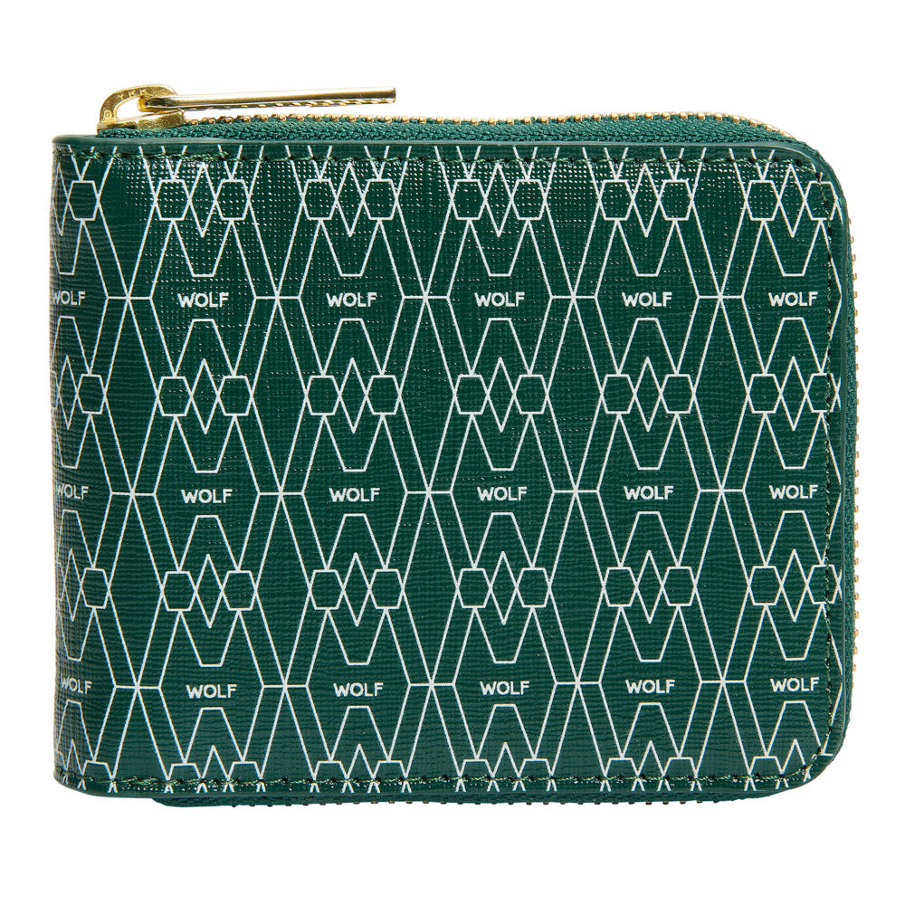 WOLF 1834 Signature Zip Wallet - Green - Image 1