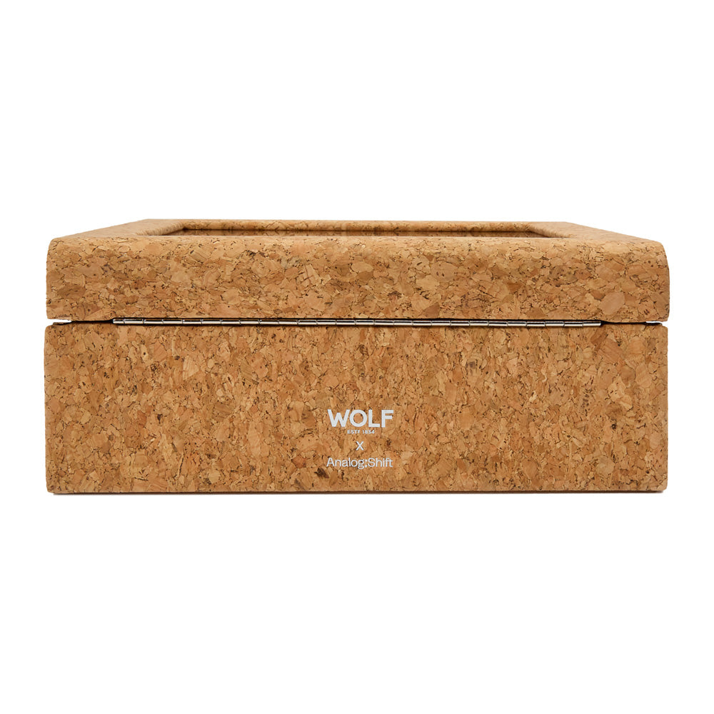WOLF 1834 x Analog:Shift 1976 Collection 8-Piece Watch Box - Cork & Steel