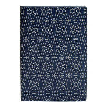 WOLF 1834 Signature Passport Sleeve - Blue - Image 1