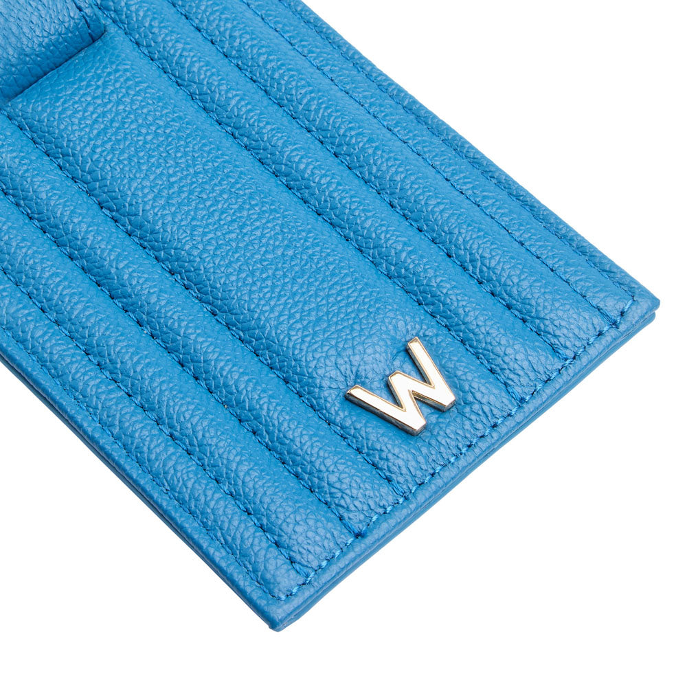 WOLF 1834 Mimi Luggage Tag – Marine Quilted Design - Image 4