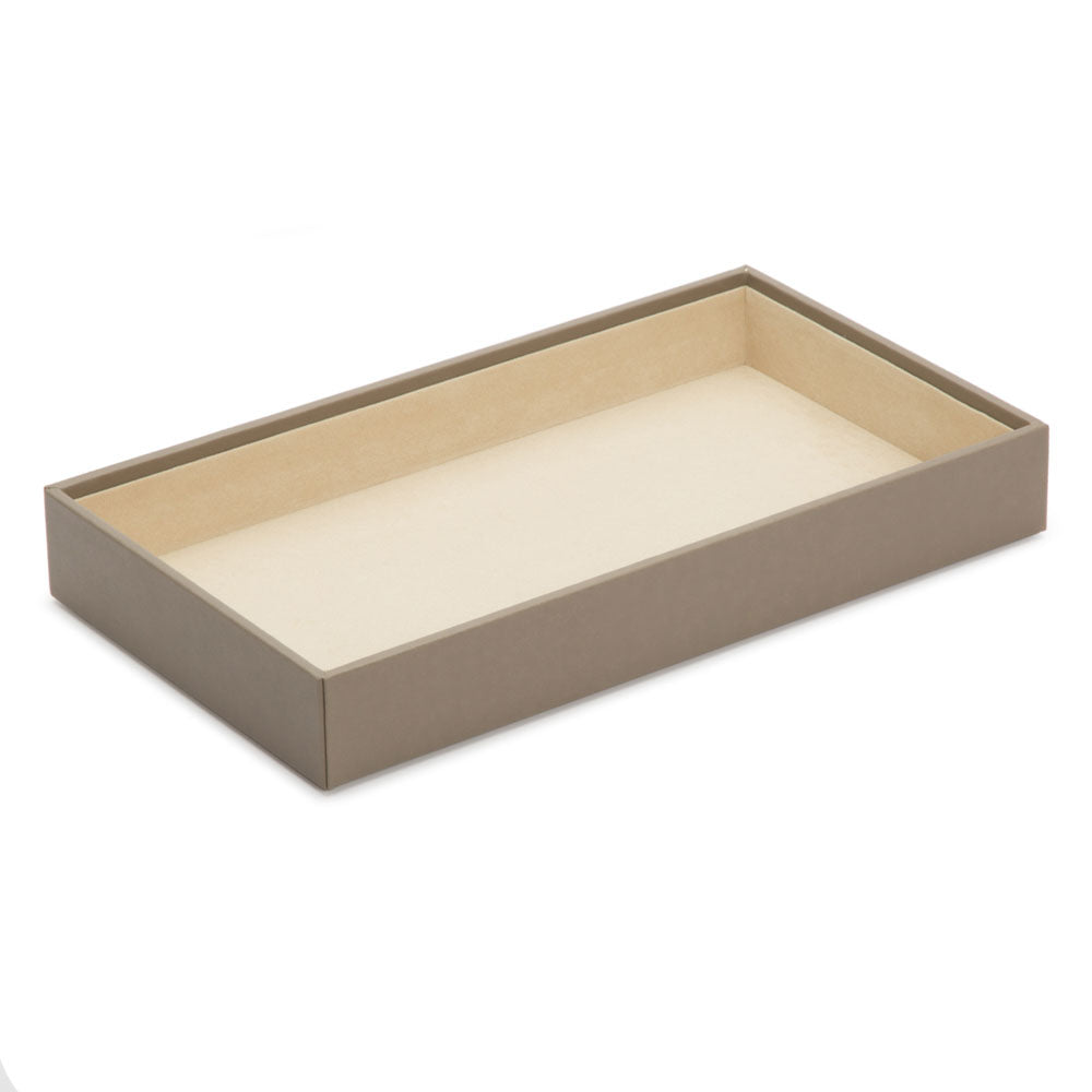 WOLF 1834 Vault Deep Tray 2" Grey – Stackable Jewelry Organizer with LusterLoc™ Anti‑Tarnish Lining - Image 2