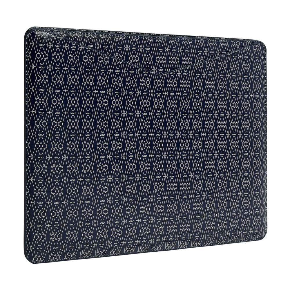 WOLF 1834 Signature 16" Laptop Sleeve - Blue - Image 2