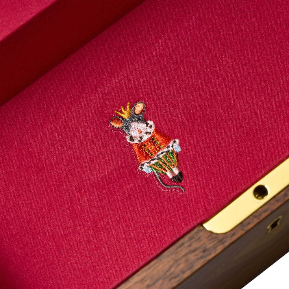 WOLF 1834 Ballet Musical Jewelry Box – Nutcracker Walnut Wood - Image 6