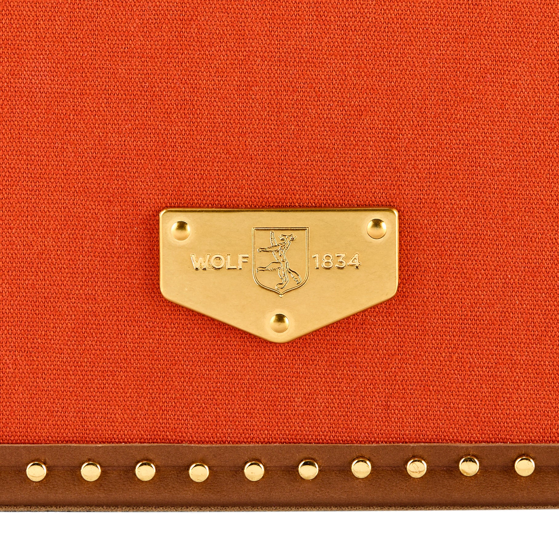 WOLF 1834 Ida Trunk Jewelry Box – Orange, 11" L x 8.5" W x 8.75" H - Image 8