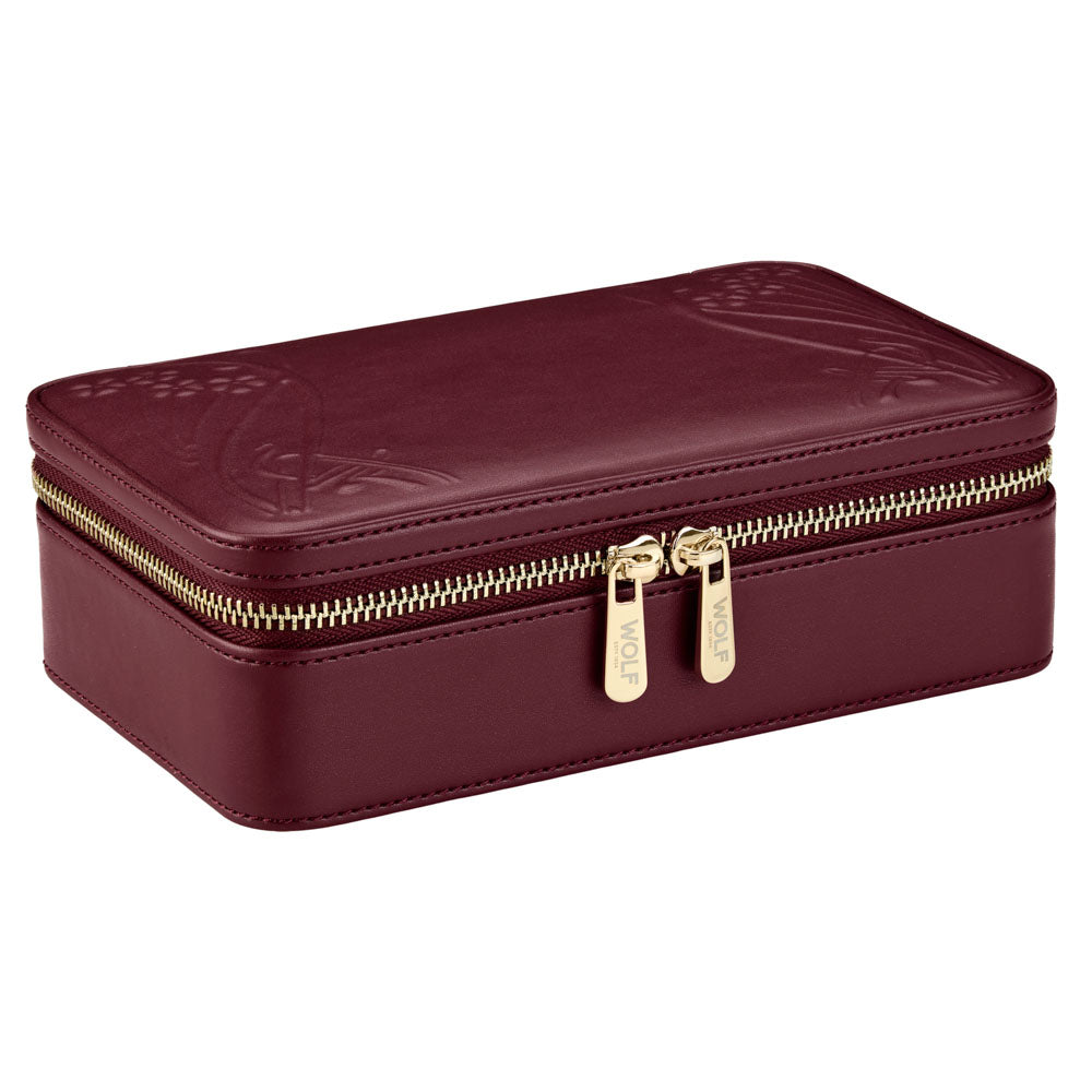 WOLF 1834 X Liberty Medium Zip Case – Burgundy - Image 2
