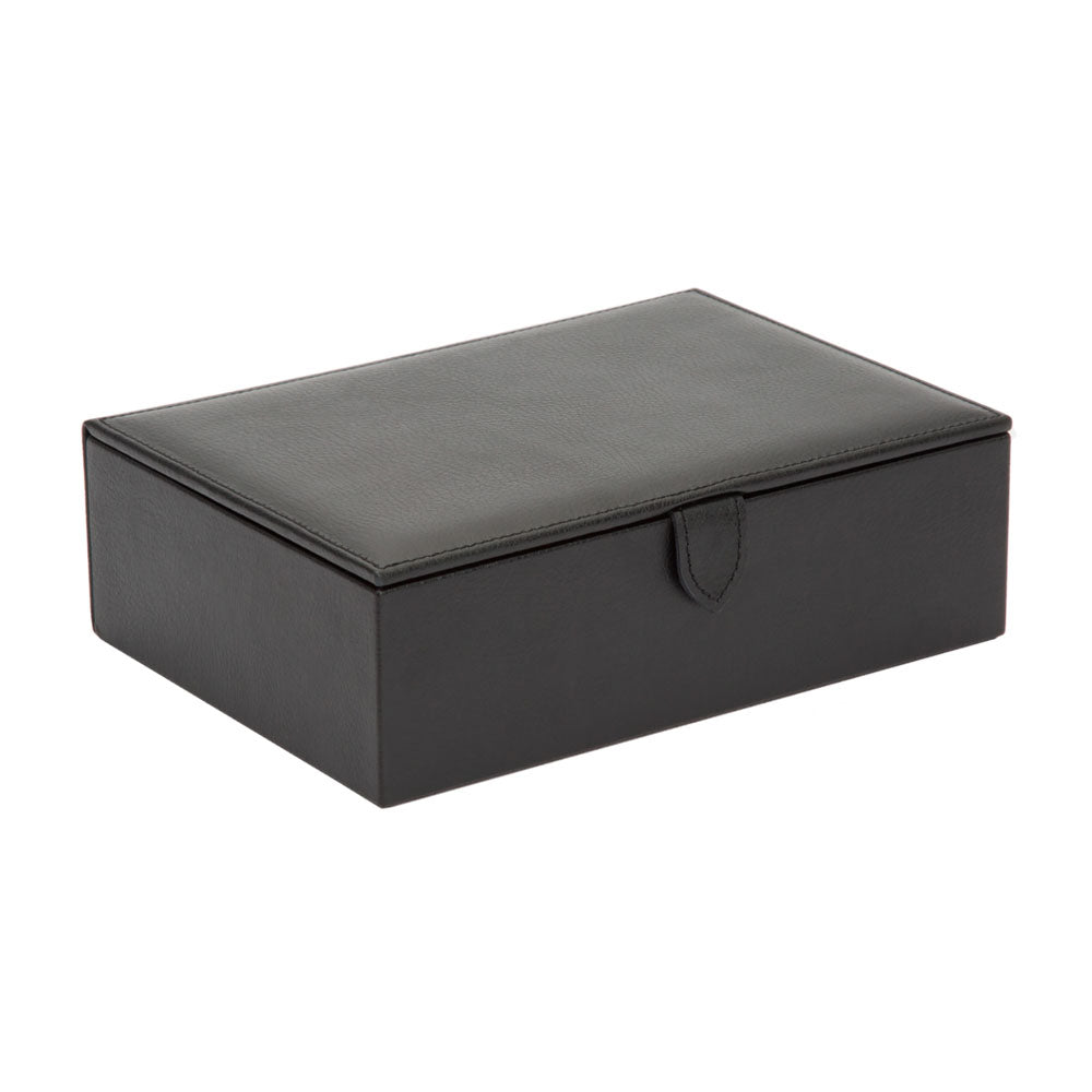 WOLF 1834 Blake Shoe Shine Kit – Black/Grey Leather Travel Case - Image 2
