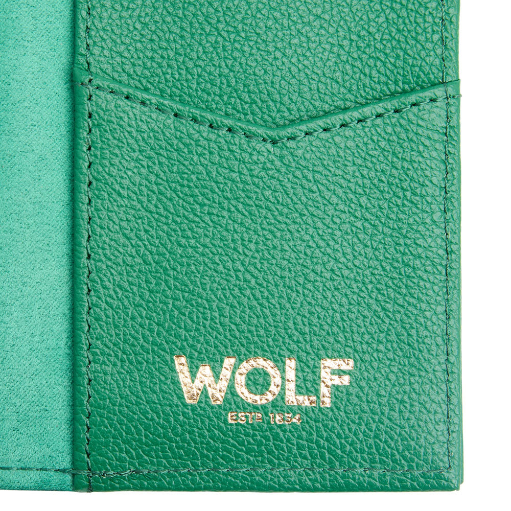 WOLF 1834 Mimi Passport Case - Forest Green - Image 5