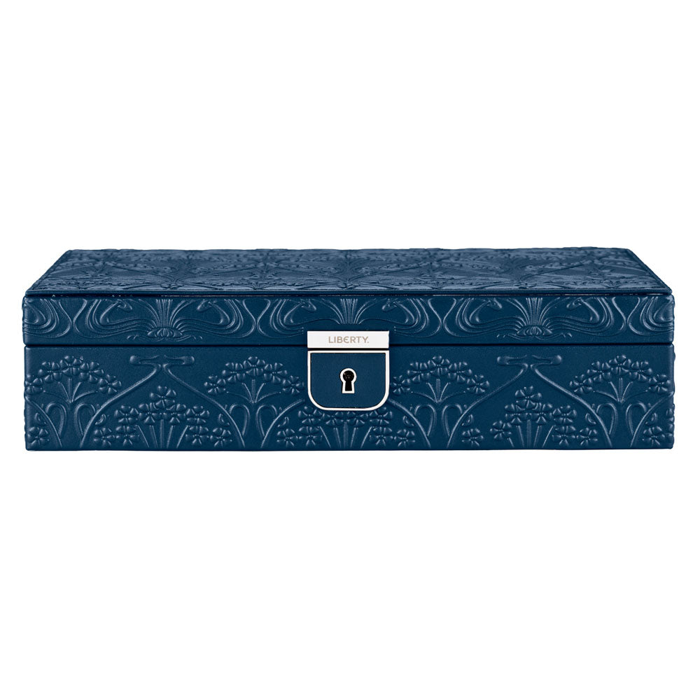 WOLF 1834 X LIBERTY Medium Jewelry Box – Navy - Image 1