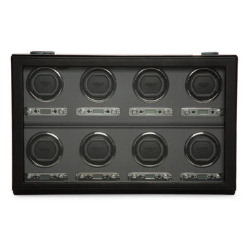 WOLF 1834 Classic 8 Piece Watch Winder – Black - Image 1