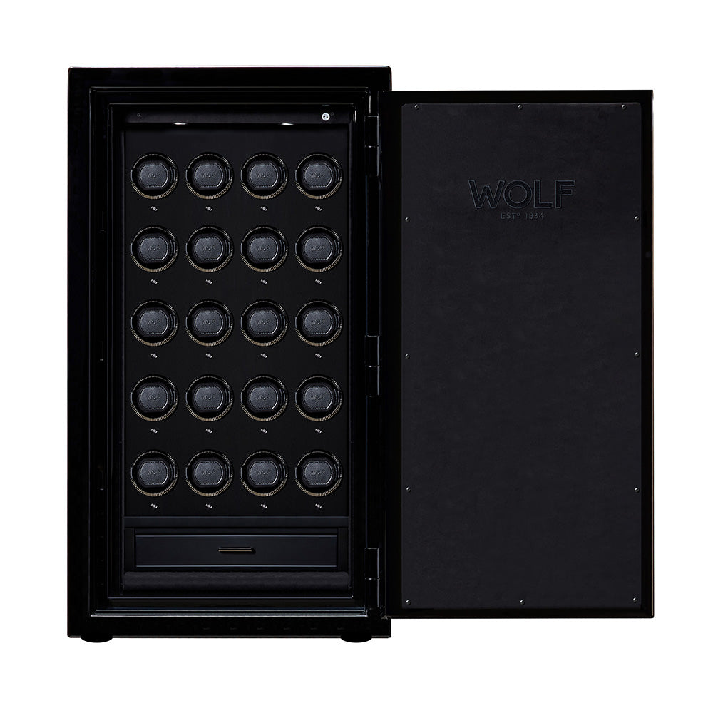 WOLF 1834 Atlas 20 Piece Winder Safe – Onyx/Gunmetal - Image 2