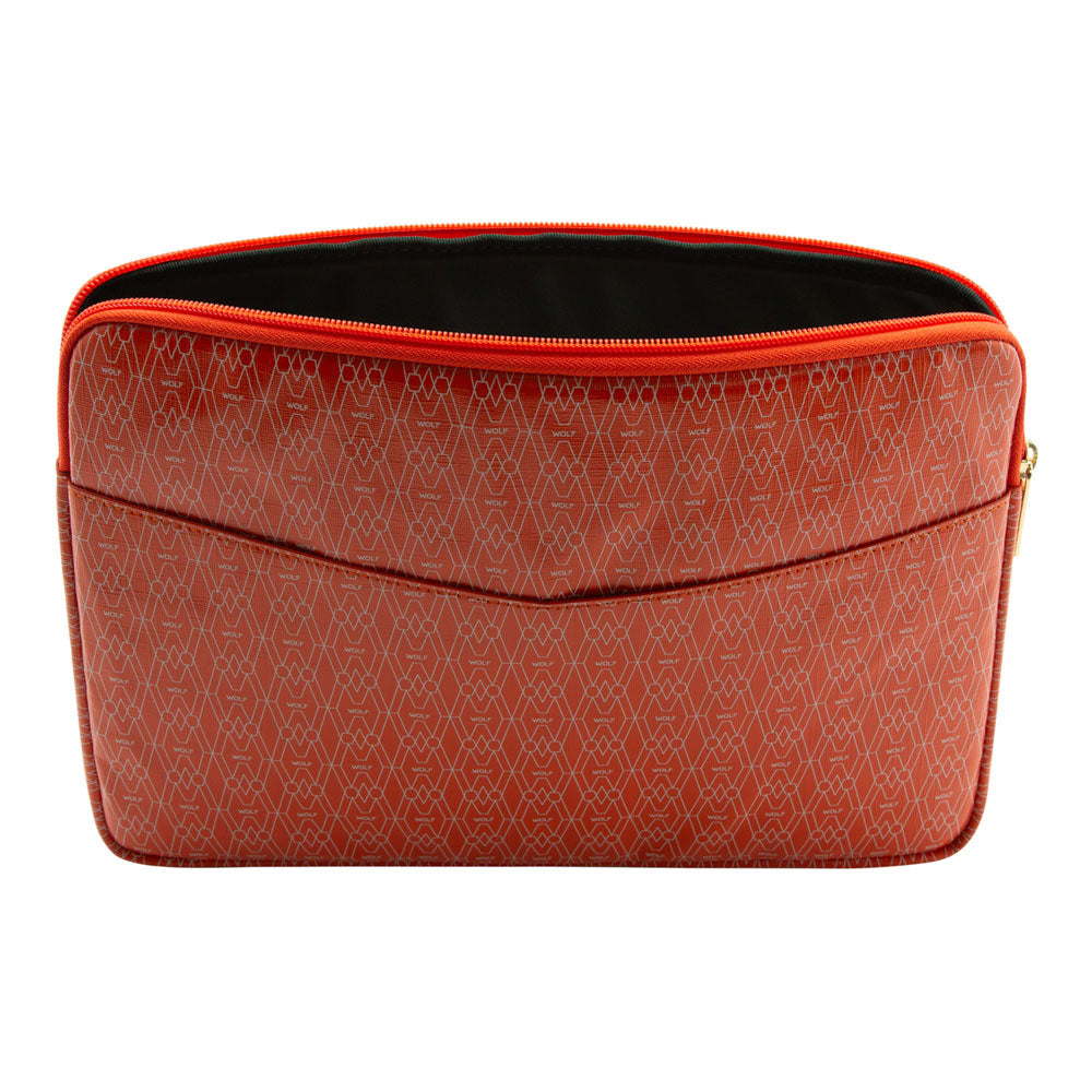 WOLF 1834 Signature Laptop Zip Case – Orange - Image 3