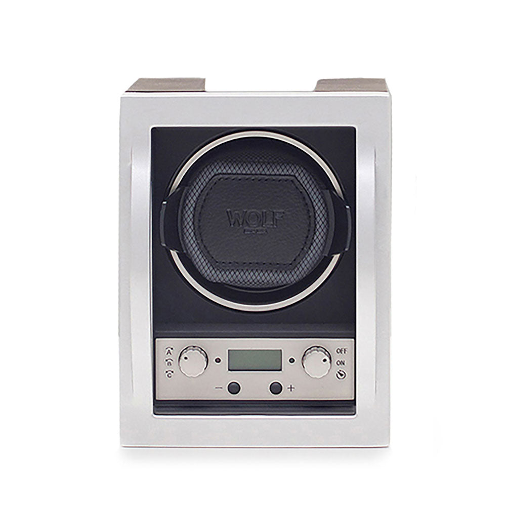 WOLF 1834 Module 4.1 Watch Winder – Black (Single Module, Stackable) - Image 1
