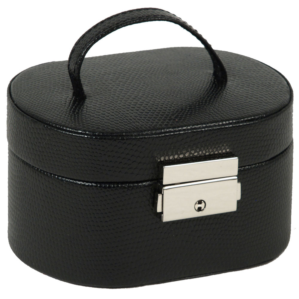 WOLF 1834 Heritage Mini Oval Jewelry Box – Black - Image 2
