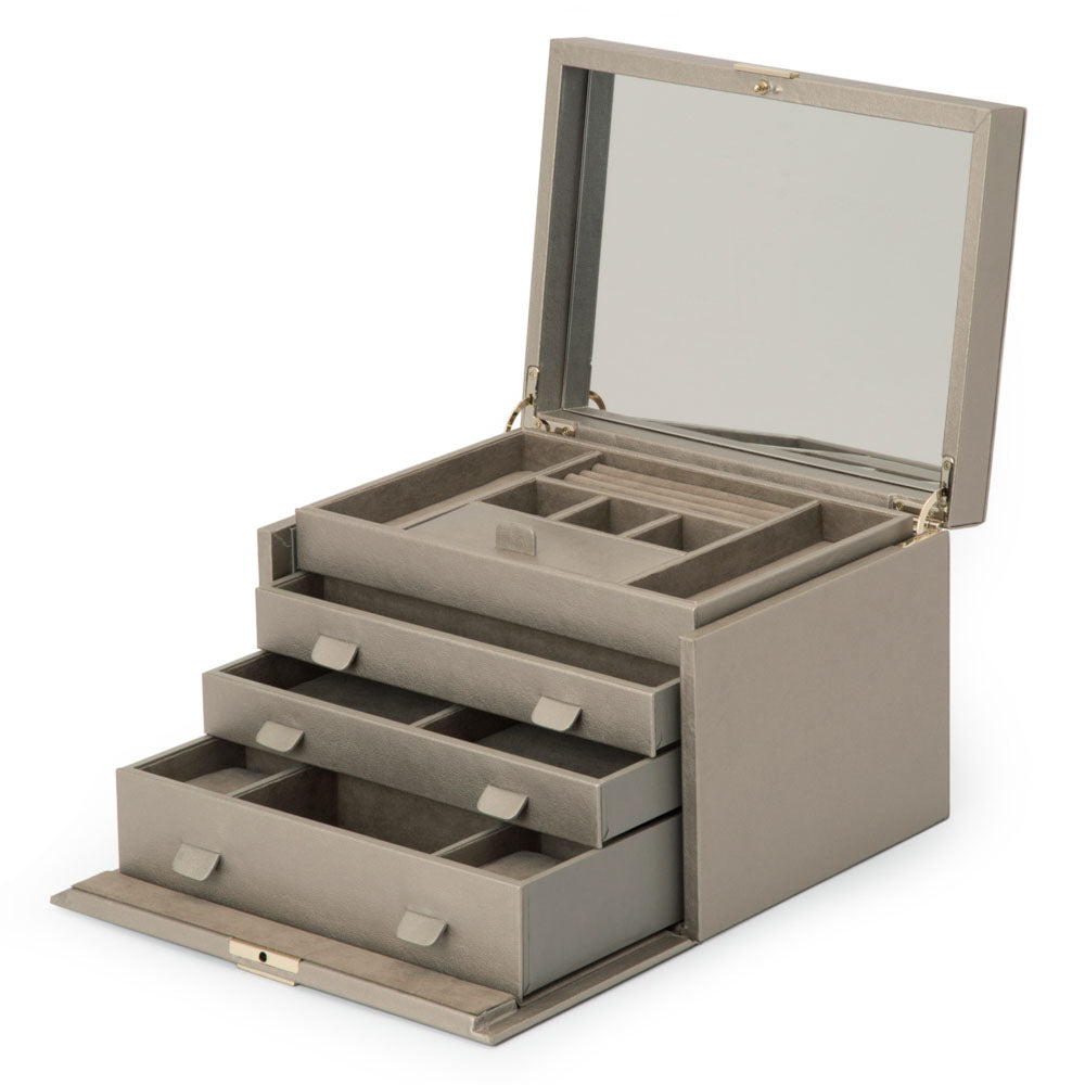 WOLF 1834 Palermo Large Jewelry Box – Pewter - Image 3