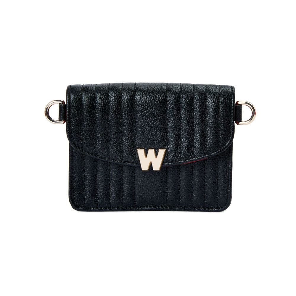 WOLF 1834 Mimi Mini Bag with Wristlet & Lanyard - Black - Image 4