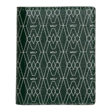 WOLF 1834 Signature ID Card Case – Green | RFID Blocking, 5 Card Slots - Image 1